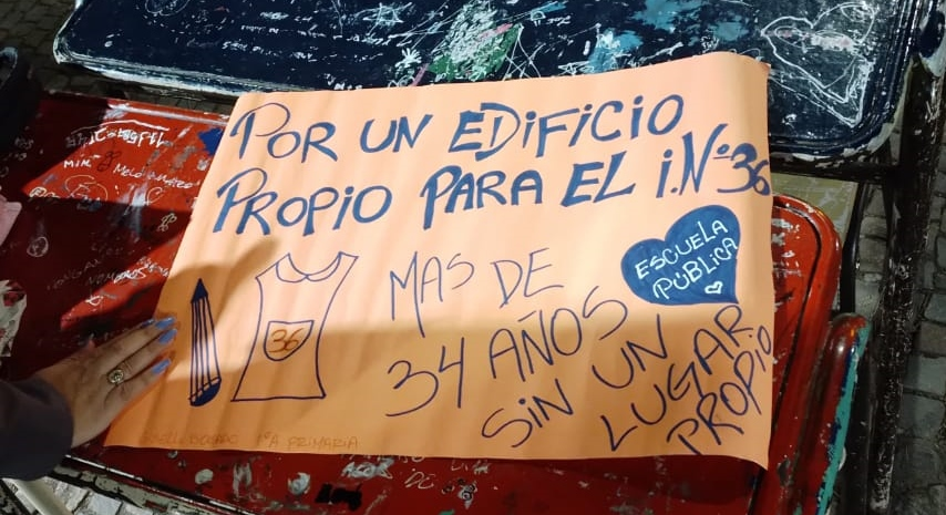Continúa la lucha de la comunidad del Instituto de Formación Docente N°36 por un edificio propio Image 1