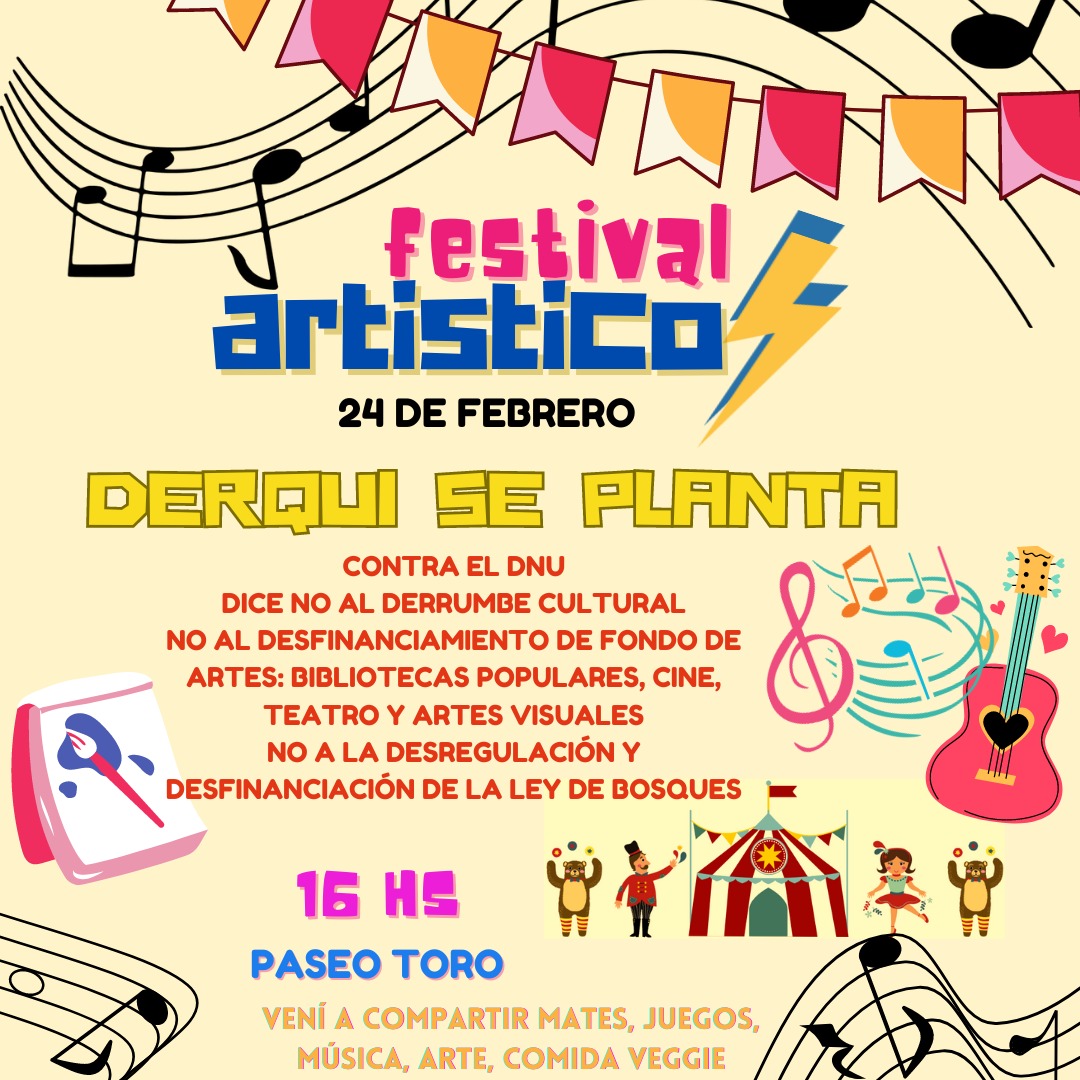 Festival Artístico: “Derqui se Planta” WhatsApp Image 2024 02 15 At 10.35.36