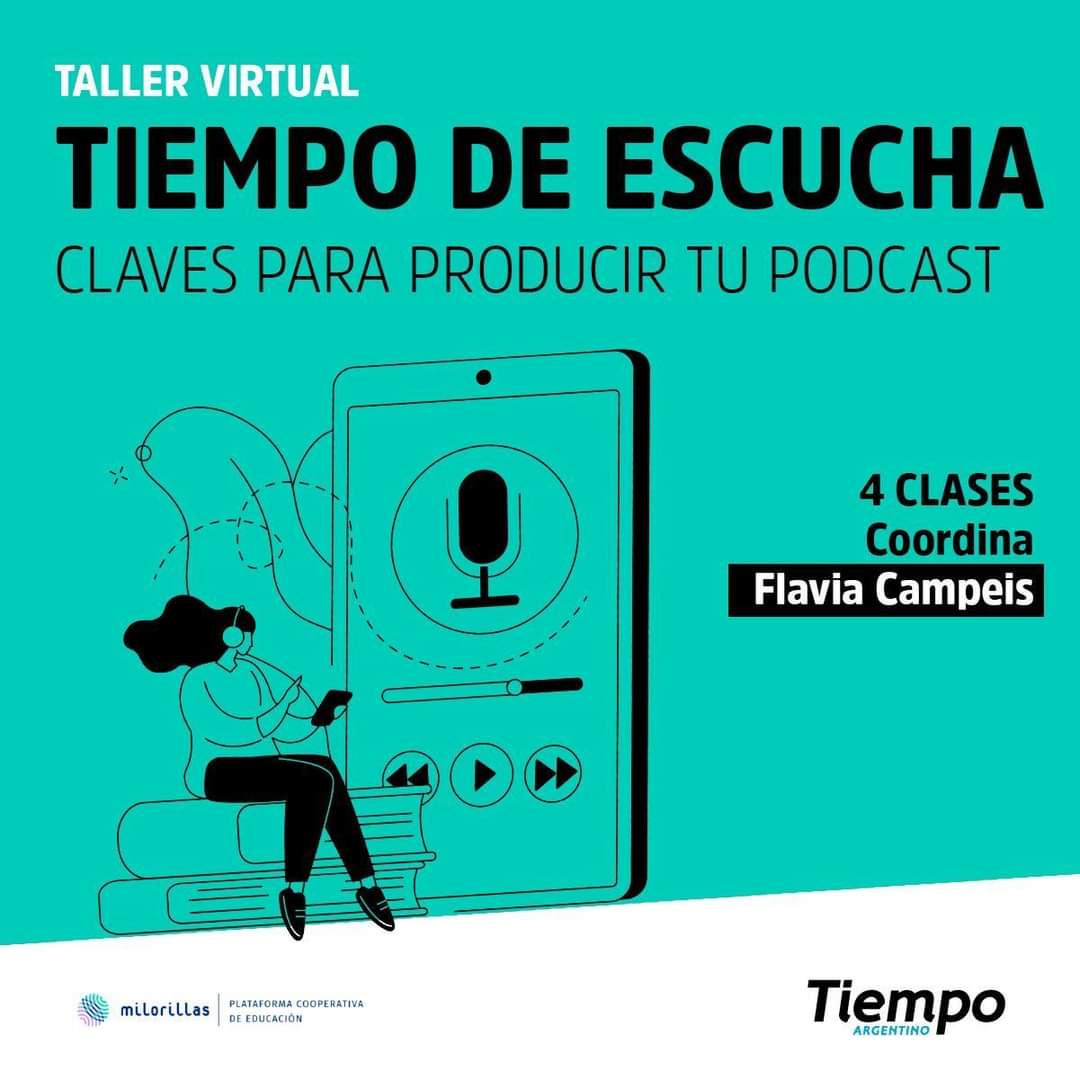 Taller de podcast: “Tiempo de escucha” WhatsApp Image 2024 04 25 At 12.18.41