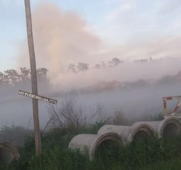 Vecinos de Cuartel V reclaman al municipio que cesen las quemas de pastizales Sin Titulo